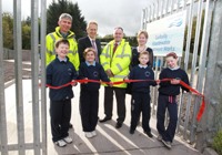 Officially opening the new Galbally WwTW recently and marking the completion of the £900,000 upgrade at the works  | NI Water News